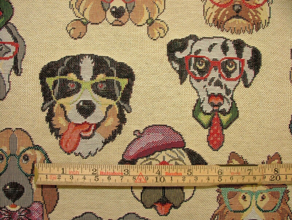 "Animal Tapestry" Designer Fabric Ideal For Upholstery Curtains Cushions Throws