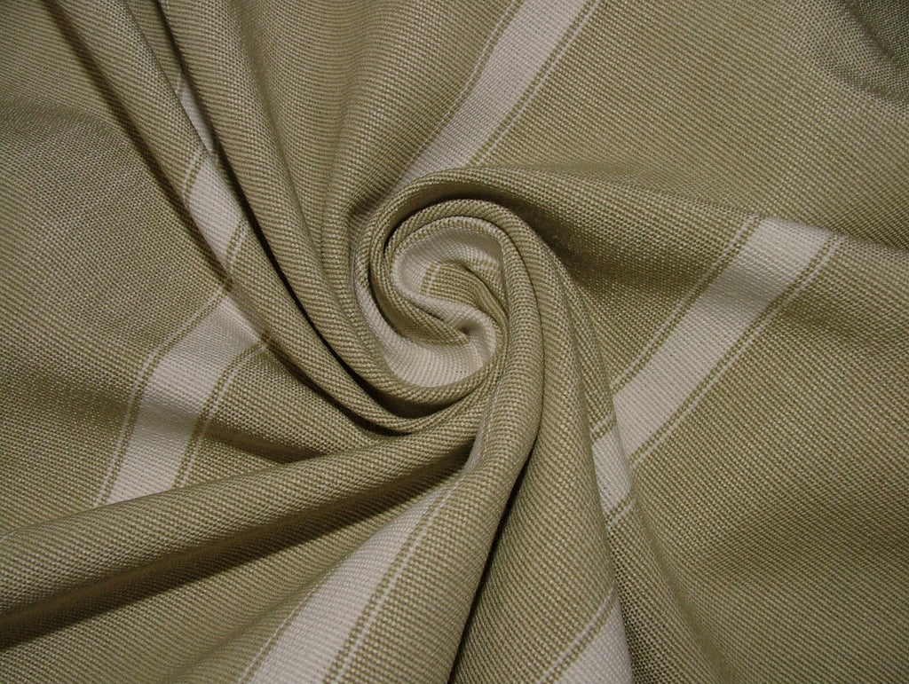 iLiv Woven Curtain Fabric 3.1 Metres Waterbury Olive Stripe Upholstery Cushion10
