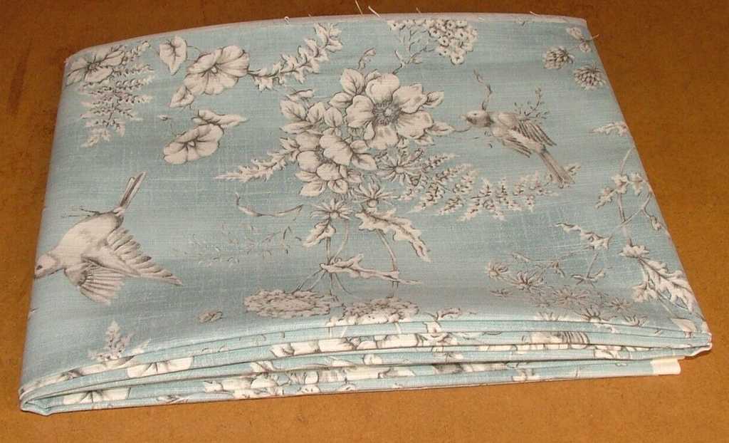 2 Metres iLiv Finch Toile Delft Cotton Fabric Cushion Curtain Upholstery