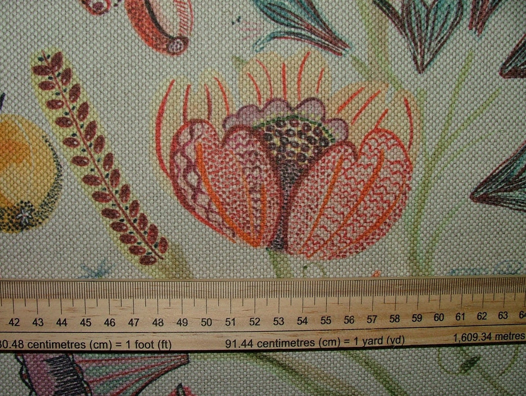 Voyage Maison Curtain Fabric LAAMORA SUMMER Linen Upholstery Cushion 8.3 METRES22