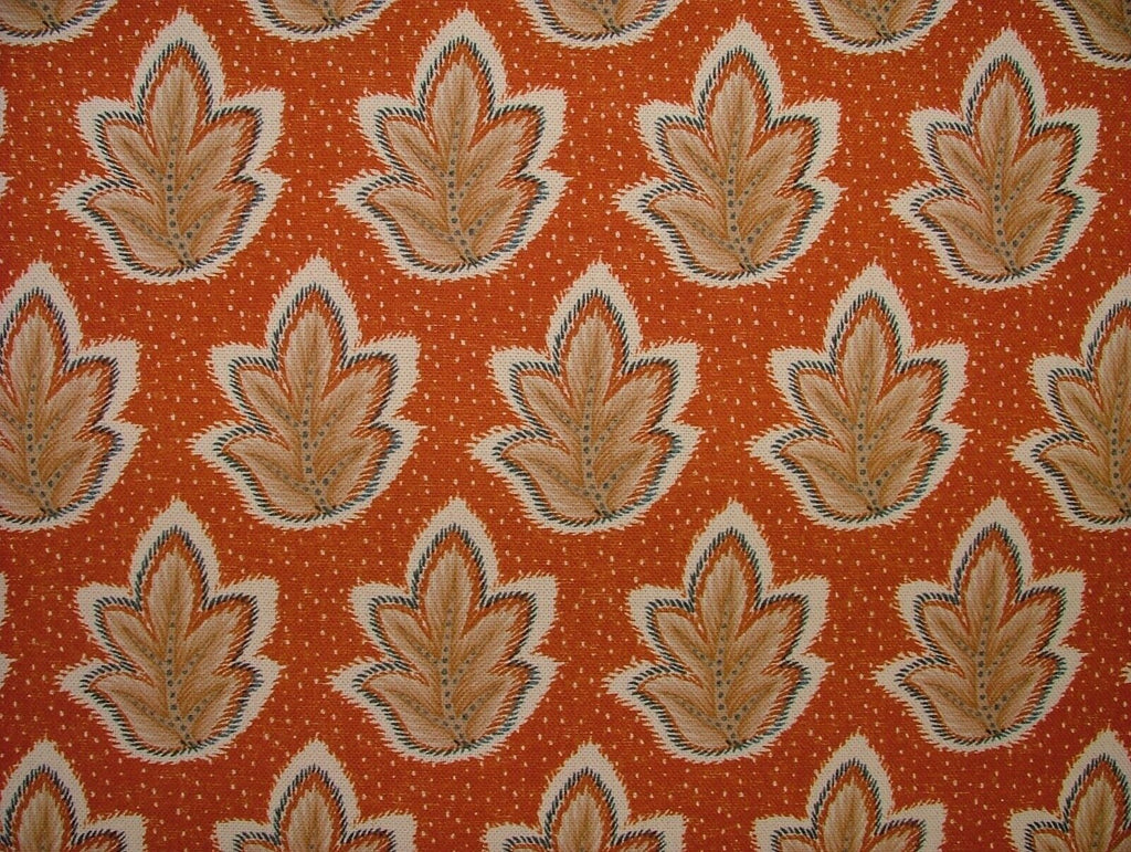 Foliage Fall Leaf 100% Cotton Fabric Curtain Cushion Upholstery Blinds Craft Use