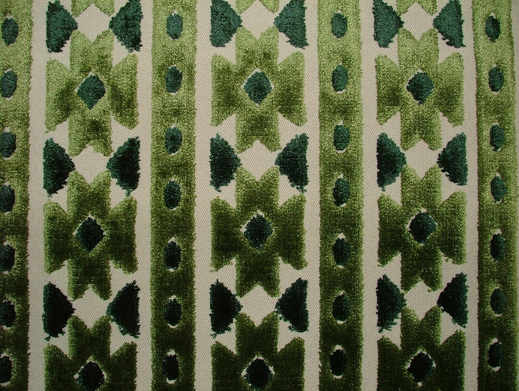 Kasbah Emerald Green Extra Thick Plush Velvet Fabric Curtain Upholstery Cushion