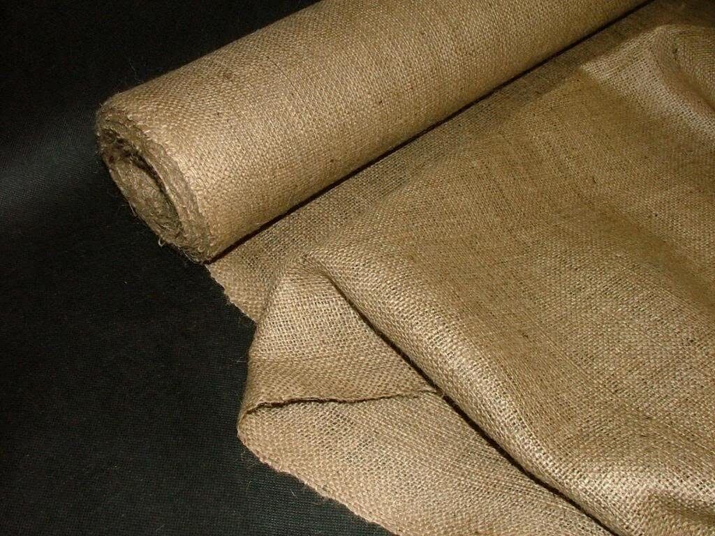 5 Mtrs 40" Wide 10oz Quality Hessian Upholstery Fabric Art Craft School Notice