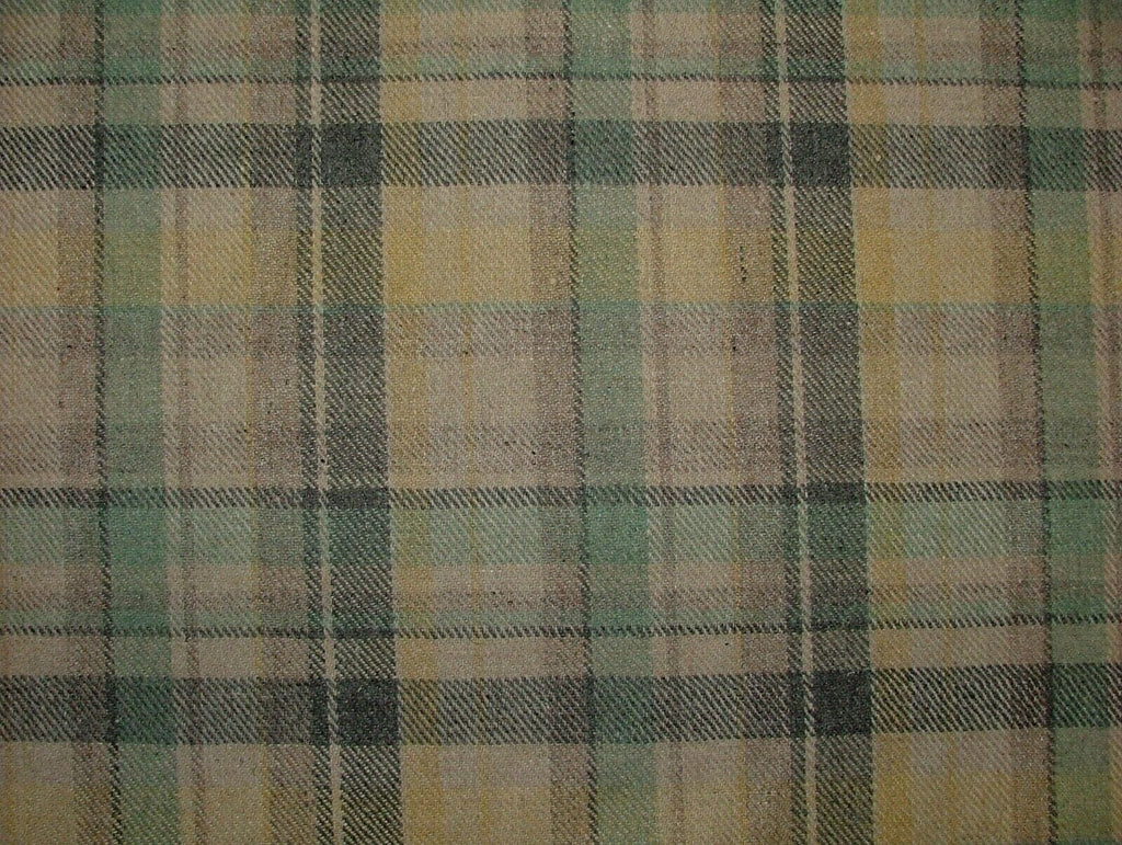 Glacier Highland Wool Blend Tartan Check Upholstery Grade Curtain Cushion Fabric