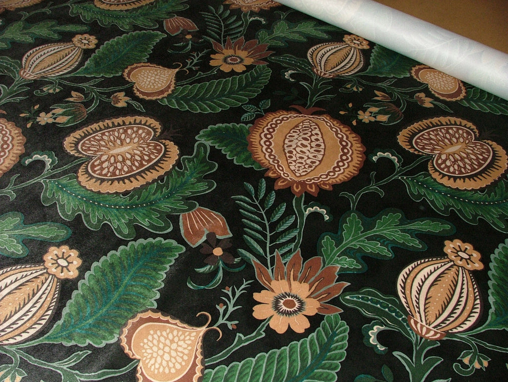 1 Metre iLiv Cantaloupe Forest Velvet Curtain Upholstery Cushion Blind Fabric10