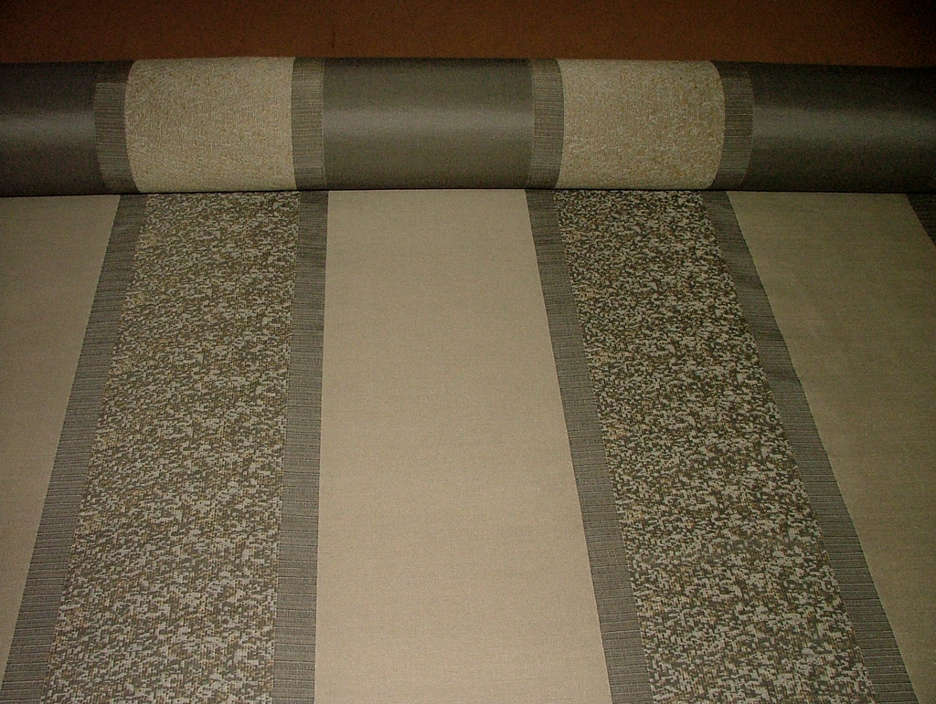 Silk Wool Curtain Fabric Marvic Textiles Aurelio Sepia Upholstery - 11.5 Metres4