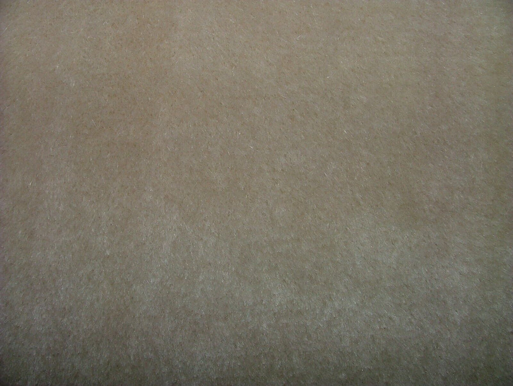 44cm Romo Beige Thick Mohair Velvet Fabric Upholstery Cushion RRP £152.02