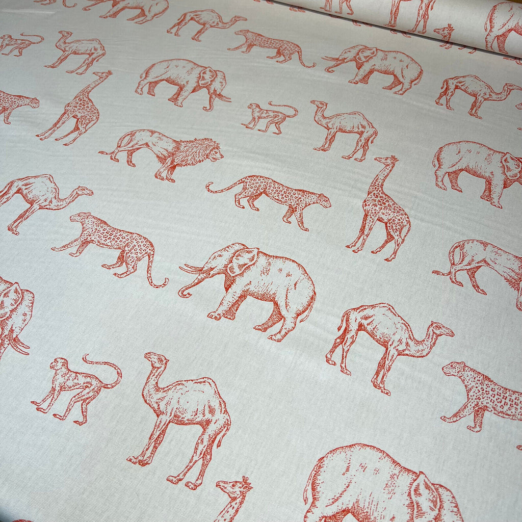 2.7m iLiv Prairie Animals Clementine Cotton Fabric Cushion Curtain Upholstery