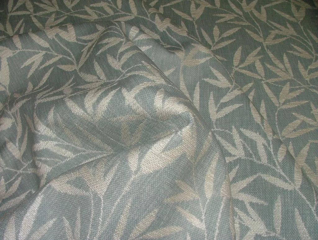 14 Metres Laura Ashley Willow Leaf Chenille Sea Spray Fabric Curtain Upholstery8