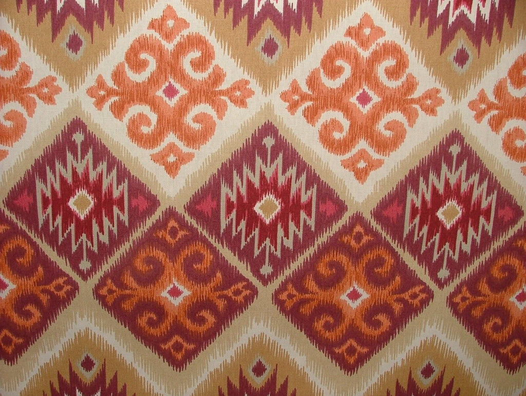 3.8 Metres iLiv Navajo Salsa Cotton Curtain Upholstery Cushion Craft Fabric