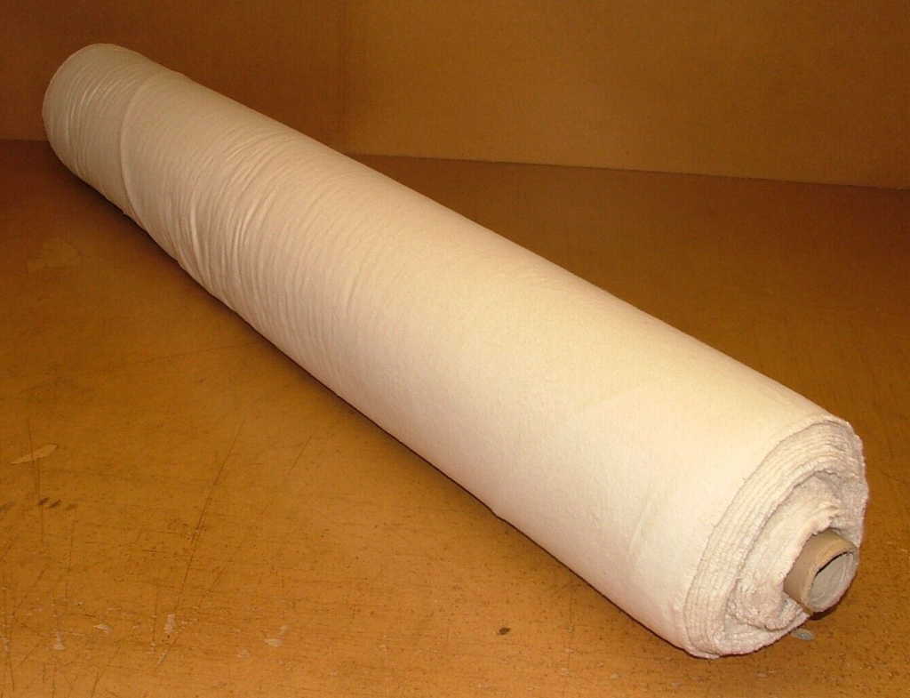 25 Metre Roll 100% Cotton Pre Shrunk Curtain Interlining Luxurious Quality