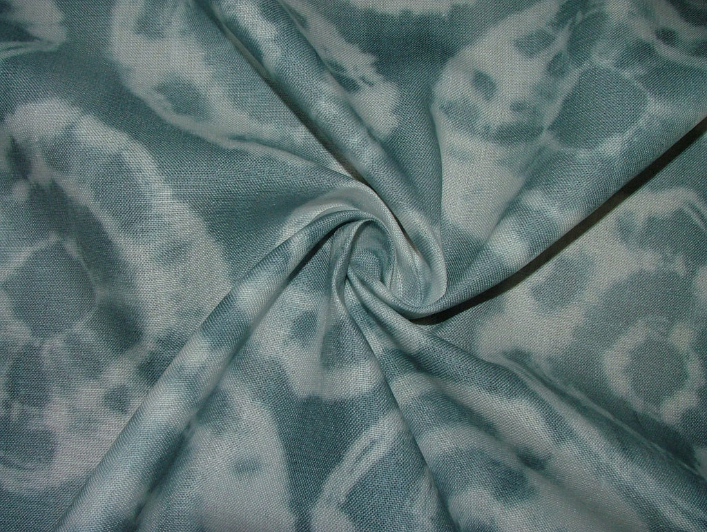 Mark Alexander Romo Fabric KALEIDOSCOPE ICEBURG Linen Curtain Use -  4 Metres10