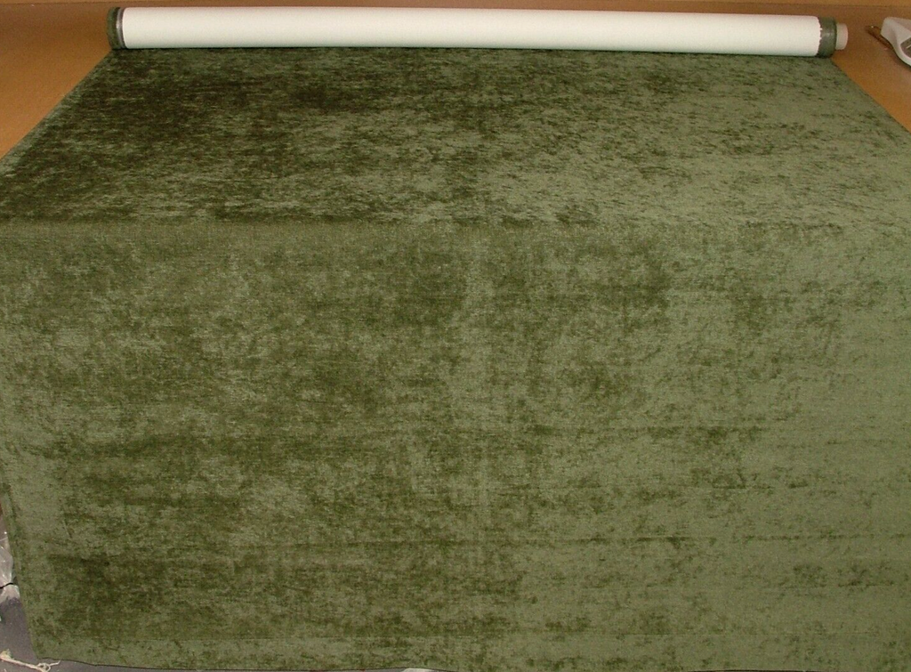 3.6 Metres Moss Flame Retardant Crib 5 Thick Chenille Fabric Upholstery Cushion