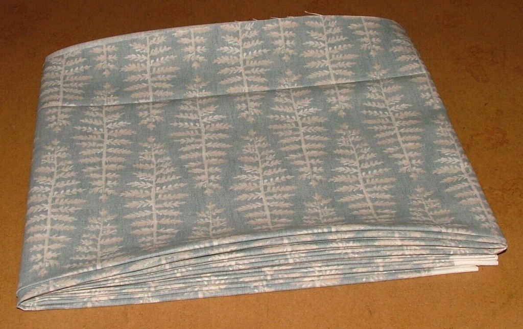 2.1 Metres iLiv Fernia Blue Mist Woven Cotton Fabric Cushion Curtain Upholstery