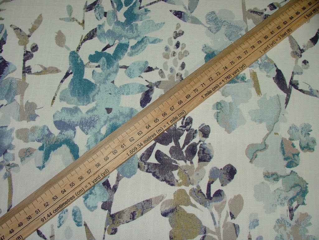 11.5 Metre Romo Hana Indigo Floral Fabric Upholstery Cushion Curtain RRP £500.254