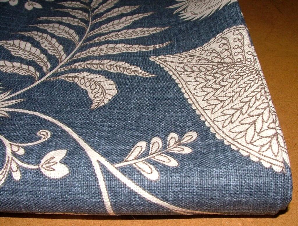 3 Metre iLiv Senja Sapphire 100% Cotton Fabric Cushion Curtain Upholstery Use