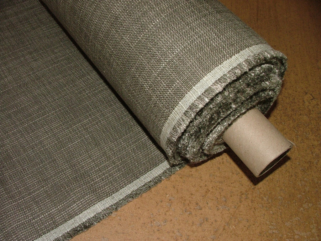 Romo Curtain Upholstery Fabric BARK BROEN Linen Cotton  Furnishing  - 19 Metres7