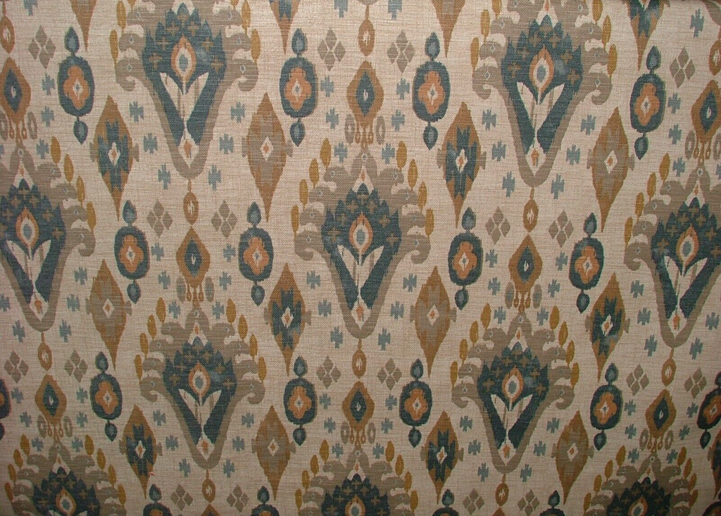 3.1 Metres iLiv Boho Tan Linen Blend Cotton Curtain Upholstery Fabric