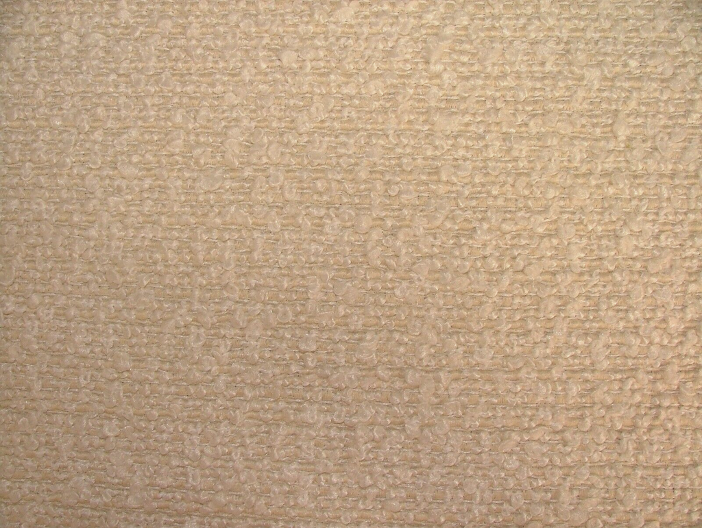 1.8 Metres Arlo Ivory Chunky Boucle Woven Curtain Upholstery Cushion Fabric