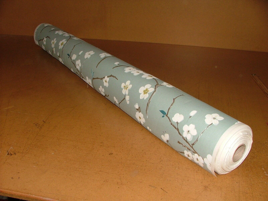 24 Metres Japanese Cherry Blossom Tree Cotton Fabric Curtain Blinds Upholstery