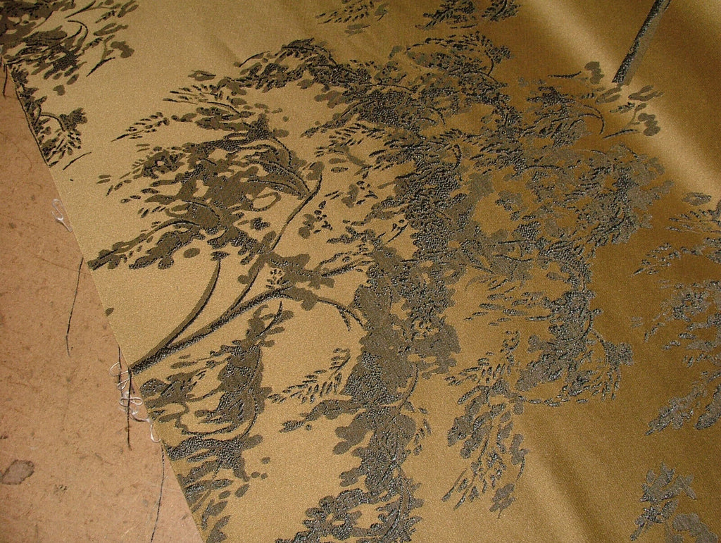 2.8 Metres Imari Gilt Tree Jacquard Curtain Upholstery Cushion Fabric