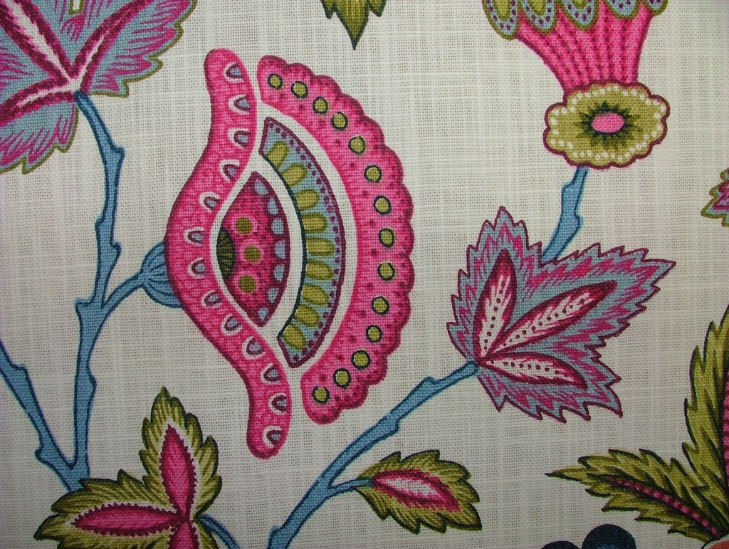 4.7 Metre iLiv Summer Hot Pink 100% Cotton Fabric Cushion Curtain Upholstery Use