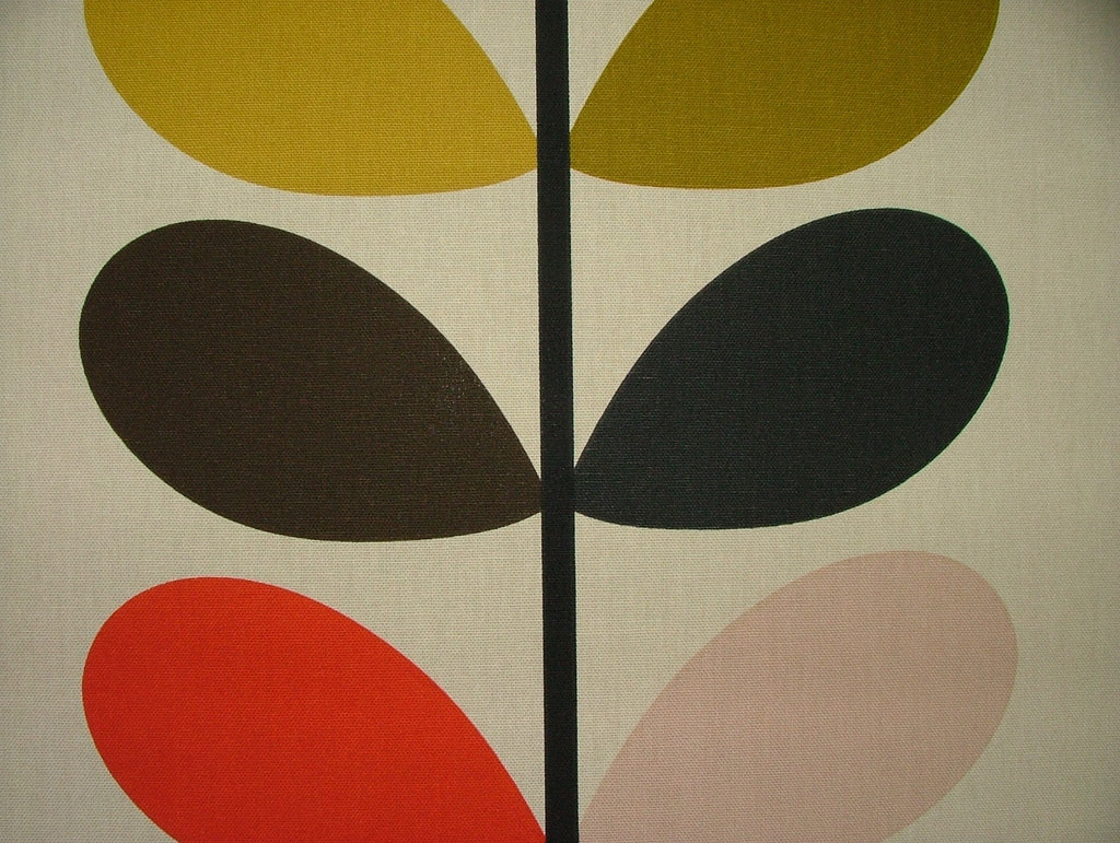 Orla Kiely Cotton Fabric Multi Stem Tomato Curtain Upholstery 12 Metre Length10