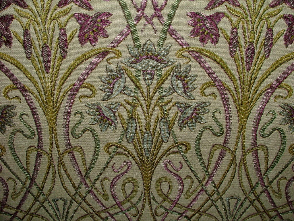 2 Metres Art Nouveau Tiffany Mulberry Thick Jacquard Curtain Upholstery Cushion