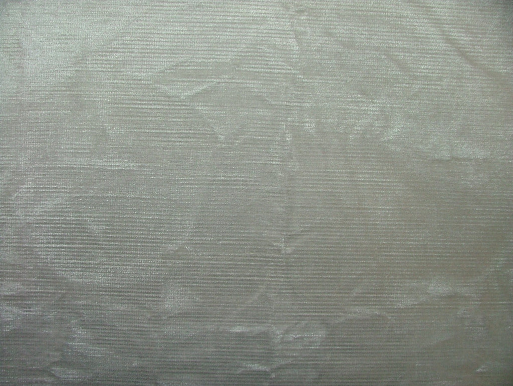 13 Metres Ivory Creased Effect Velvet Fabric Curtain Upholstery Cushion0