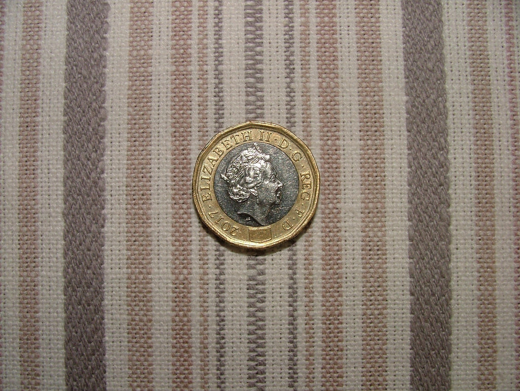 iLiv Woven Stripe Fabric 1.5 Metres Somerville Rose Curtain Upholstery Cushion9