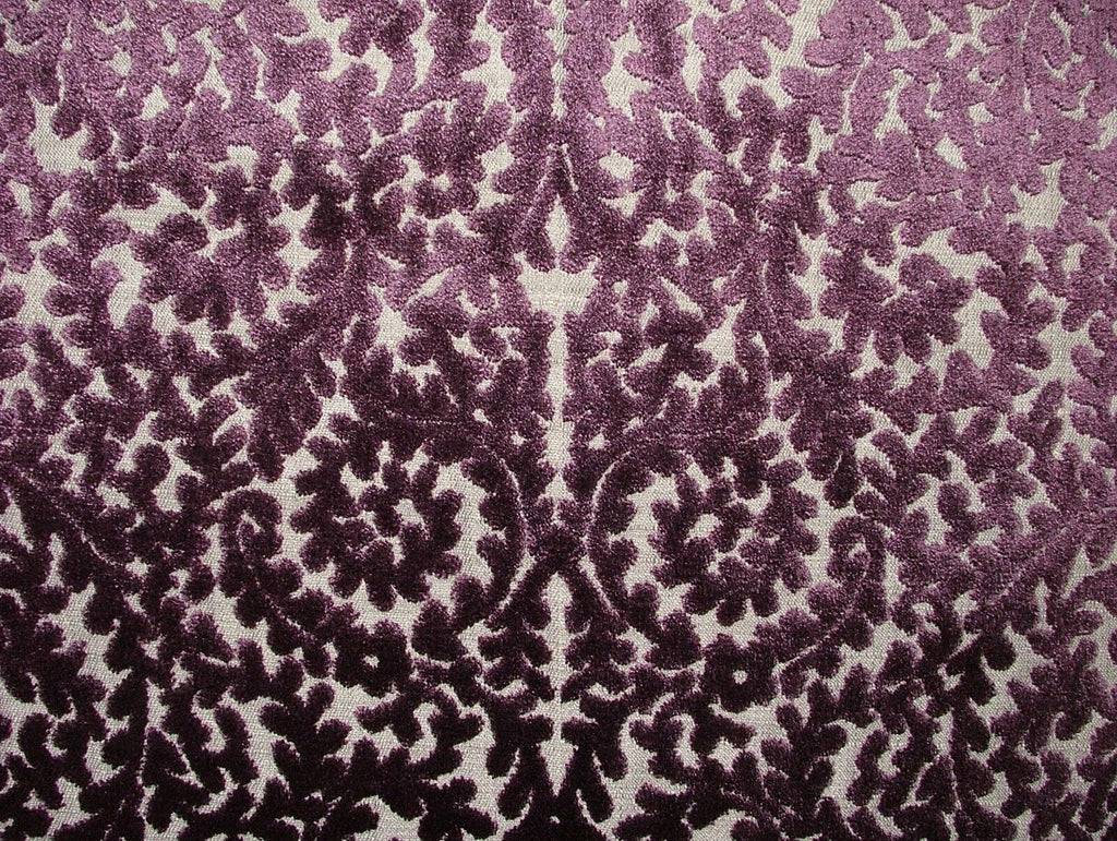 Indiene Plum Extra Thick Velvet Fabric Curtain Upholstery Cushion Use