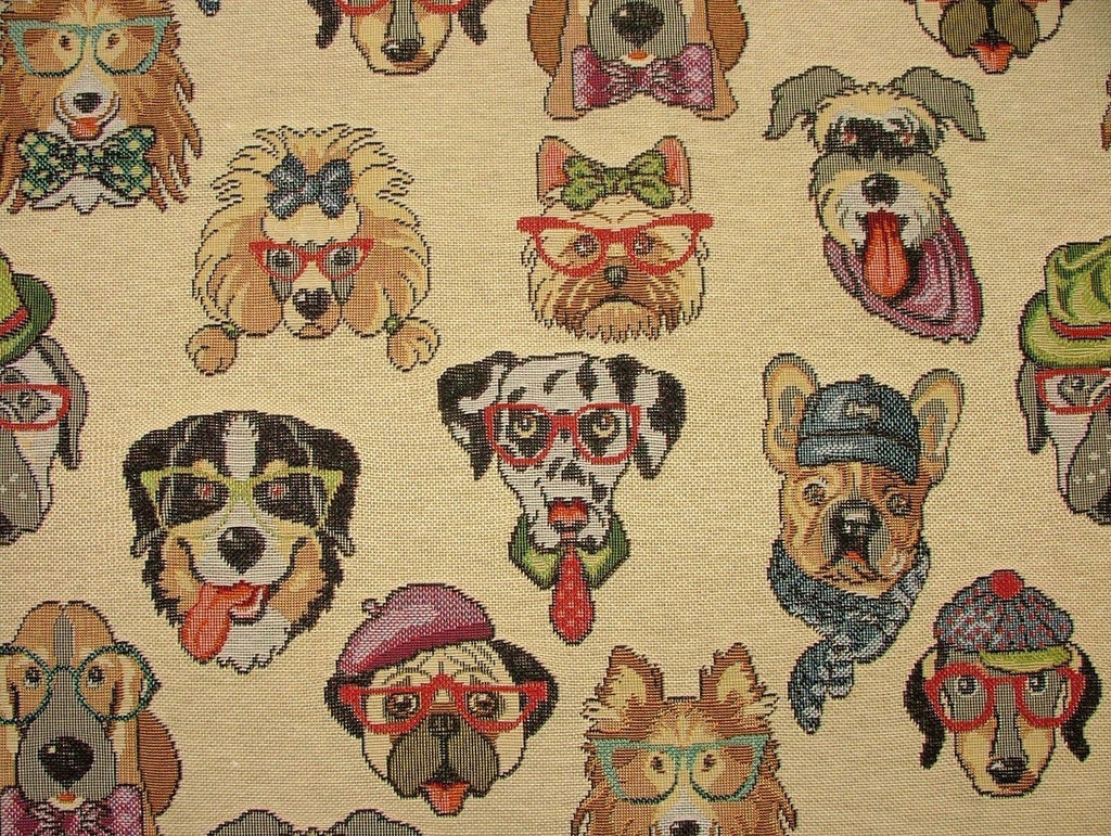 "Animal Tapestry" Designer Fabric Ideal For Upholstery Curtains Cushions Throws