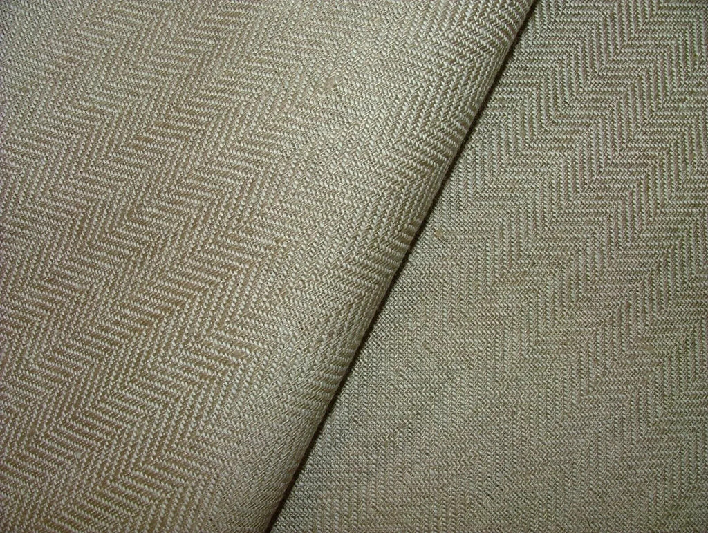 11 Metres Herringbone Stucco Linen And Cotton Curtain Romo Fabric RRP £324.50