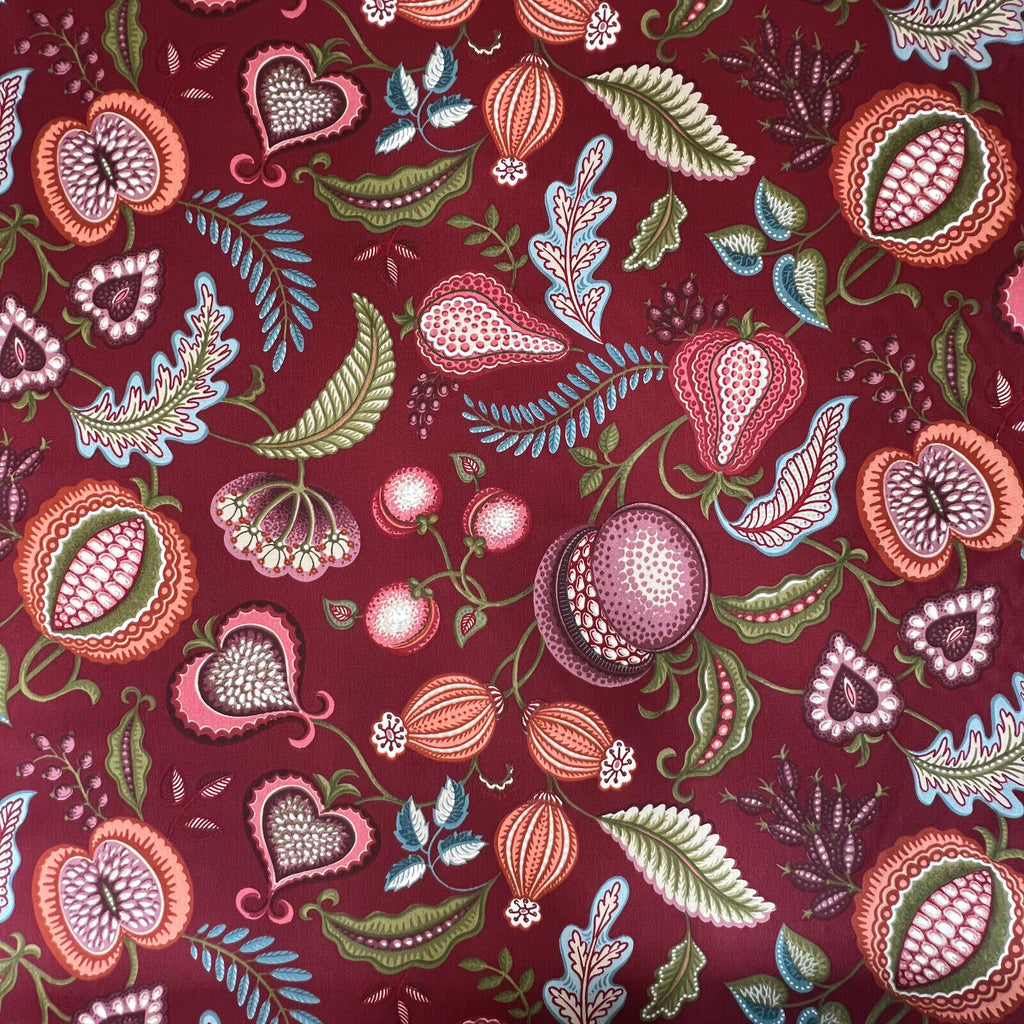 3.7 Metres iLiv Harvest Ruby 100% Cotton Fabric Curtain Roman Blinds Upholstery