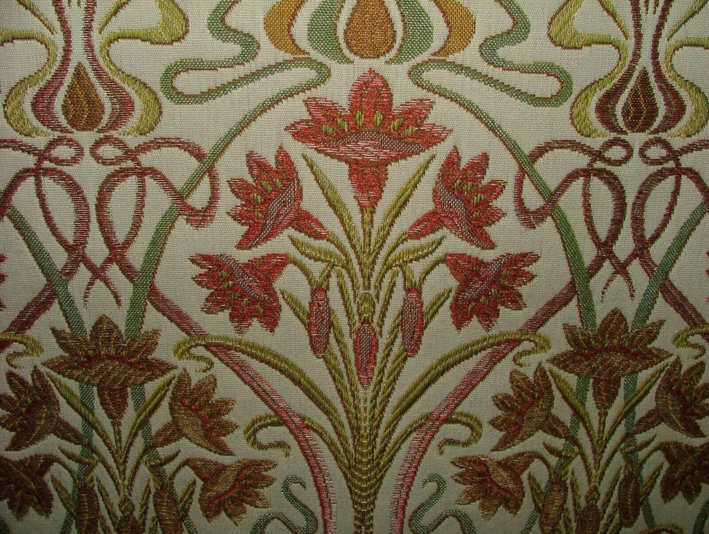 Art Nouveau Autumn Thick Designer Jacquard Curtain Upholstery Cushion Use Fabric