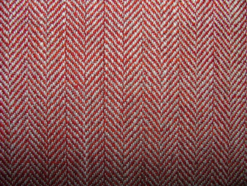 2.3 Metres iLiv Jacob Red Herringbone Fabric Upholstery Cushion Curtain