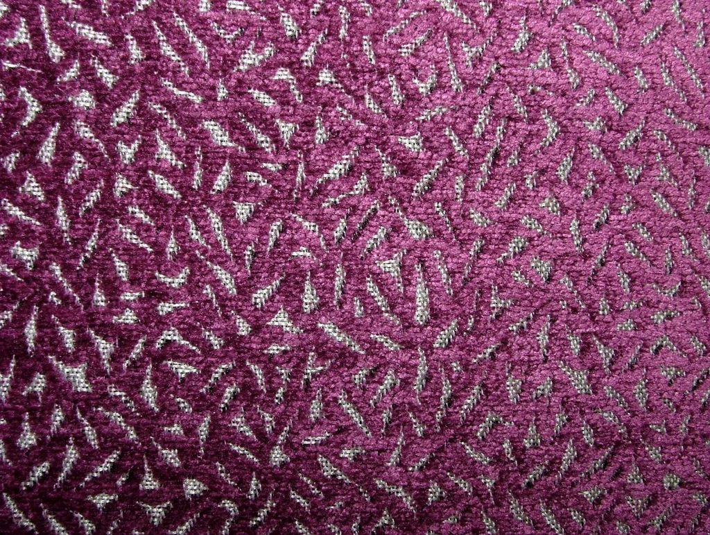 2.8 Metres iLiv Quartz Fuchsia Plush Chenille Fabric Curtain Upholstery Cushion