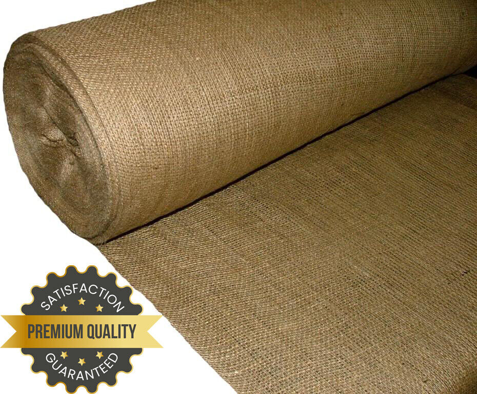 8oz 72" Wide Plant & Shrub & Garden Frost Protection Hessian 46 Metre Trade Roll