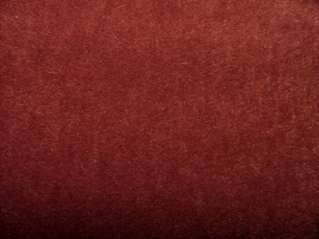 70cm Romo Burnt Sienna Thick Mohair Velvet Fabric Upholstery Cushion RRP £138.20