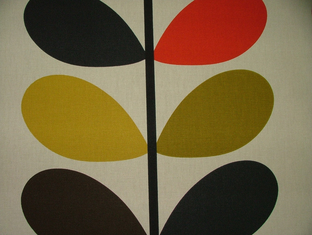 Orla Kiely Cotton Fabric Multi Stem Tomato Curtain Upholstery 12 Metre Length11