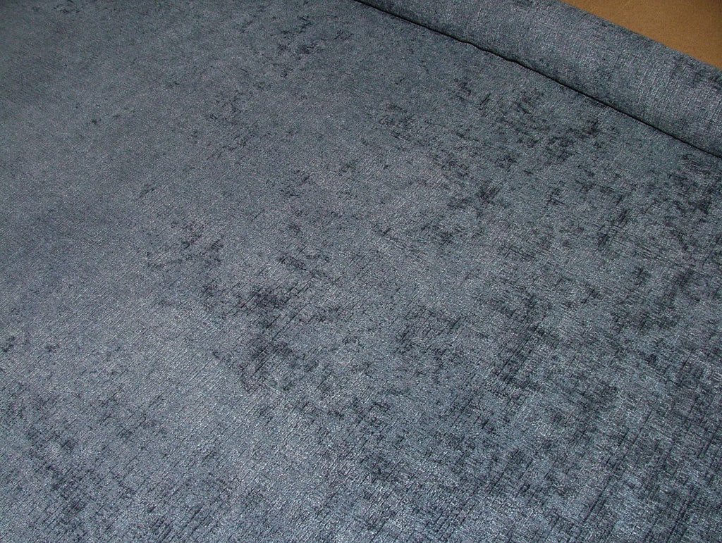 iLiv Chenille Curtain Fabric 2 Metres Ashbury Blueprint Upholstery Cushion3