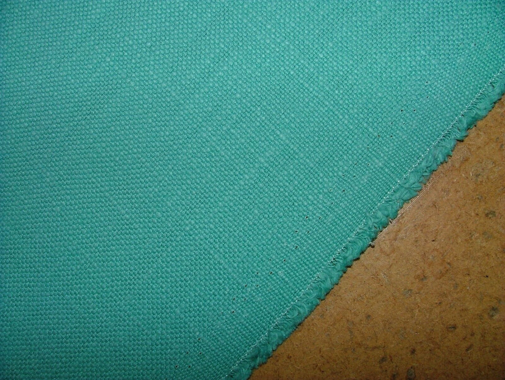 19 Metre Turquoise Cotton Jacquard Fabric Curtain Cushion Upholstery RRP £532.00