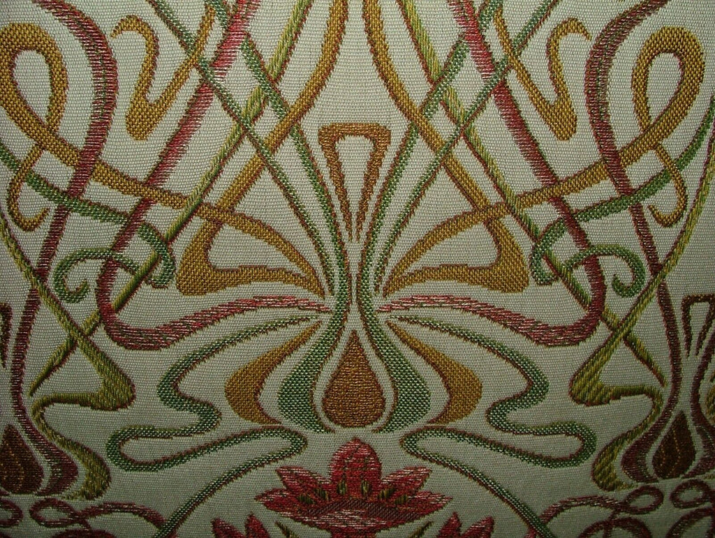 Art Nouveau Autumn Thick Designer Jacquard Curtain Upholstery Cushion Use Fabric