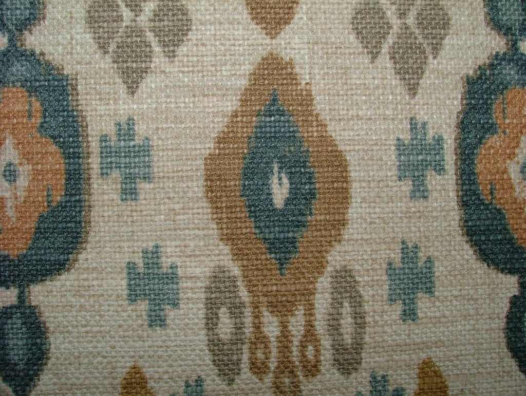 1.5 Metres iLiv Boho Tan Linen Blend Cotton Curtain Upholstery Fabric