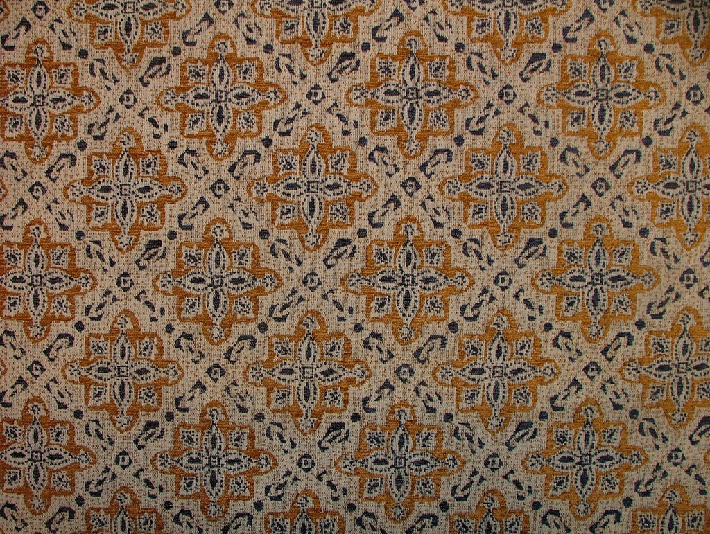 iLiv Woven Jacquard Fabric 1.3 Metres Goa Henna Curtain Upholstery Cushion0