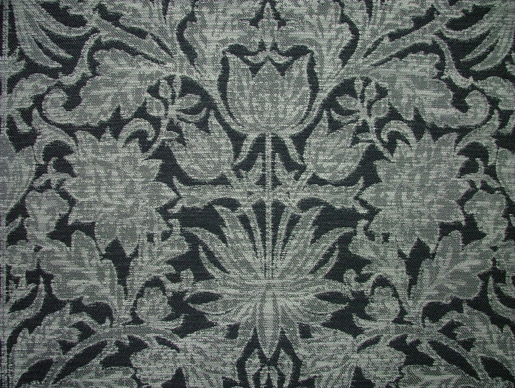 35 Metres Riverhill Indigo Blue Woven Jacquard Fabric Curtain Upholstery Cushion