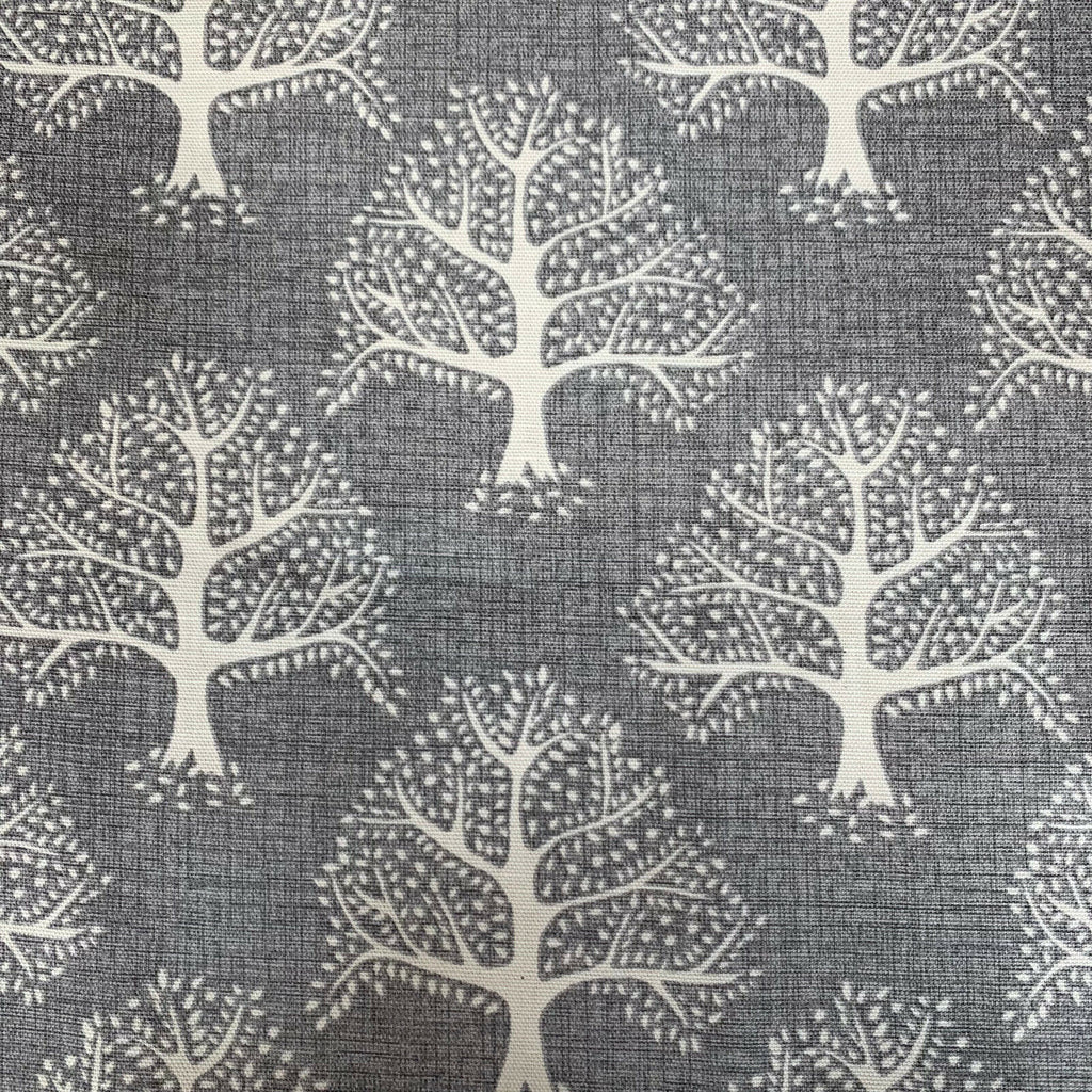 2.7 Metres iLiv Great Oak Tree Pewter Curtain Upholstery Cushion Blind Fabric