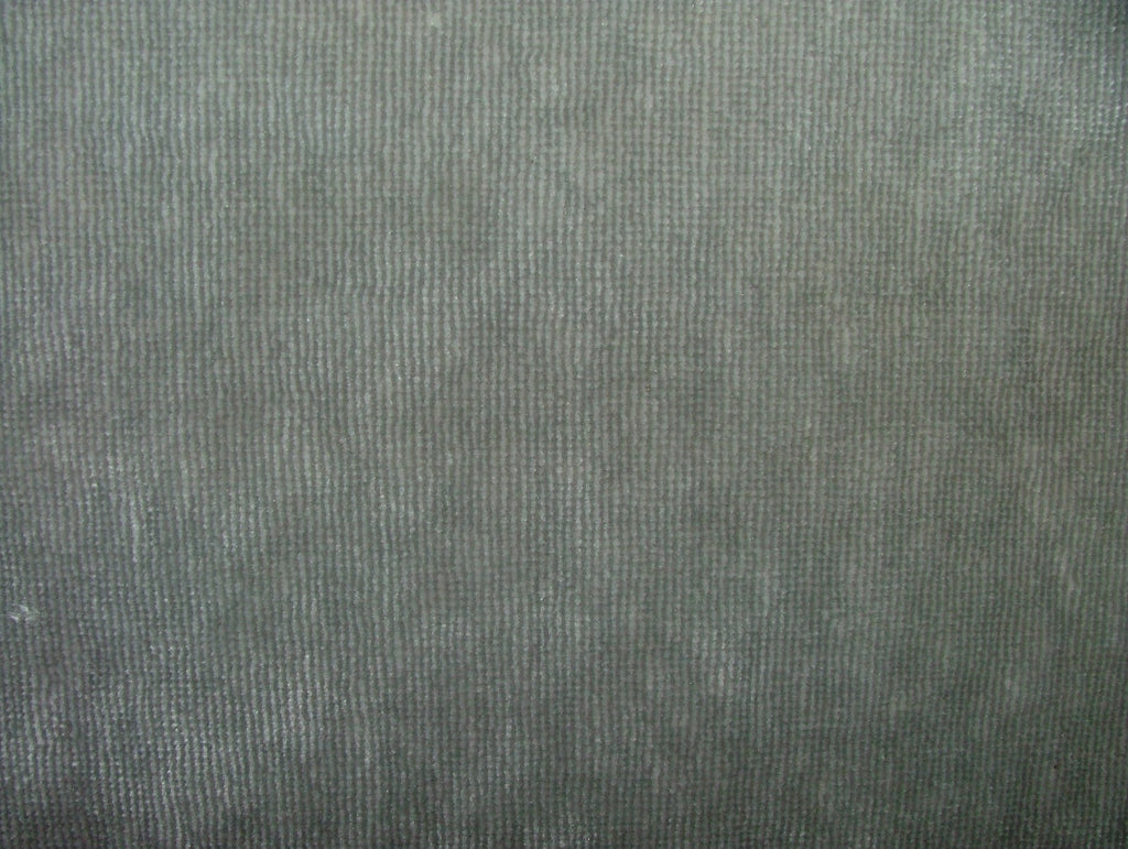 Romo Zinc Textiles Velvet Fabric Curtain Upholstery  SILVER GREY RRP £447.000