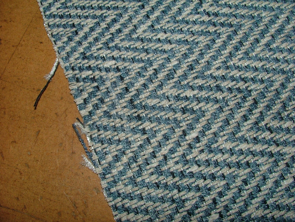 iLiv Woven Jacquard Fabric 4.5 Metre Summit Navy Blue Curtain Upholstery Cushion3