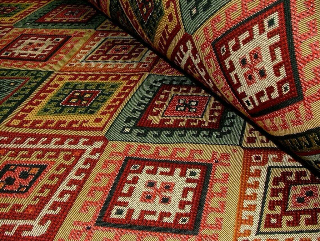 Persian Empire Kilim Extra Thick Tapestry Fabric Curtain Upholstery Cushion Use